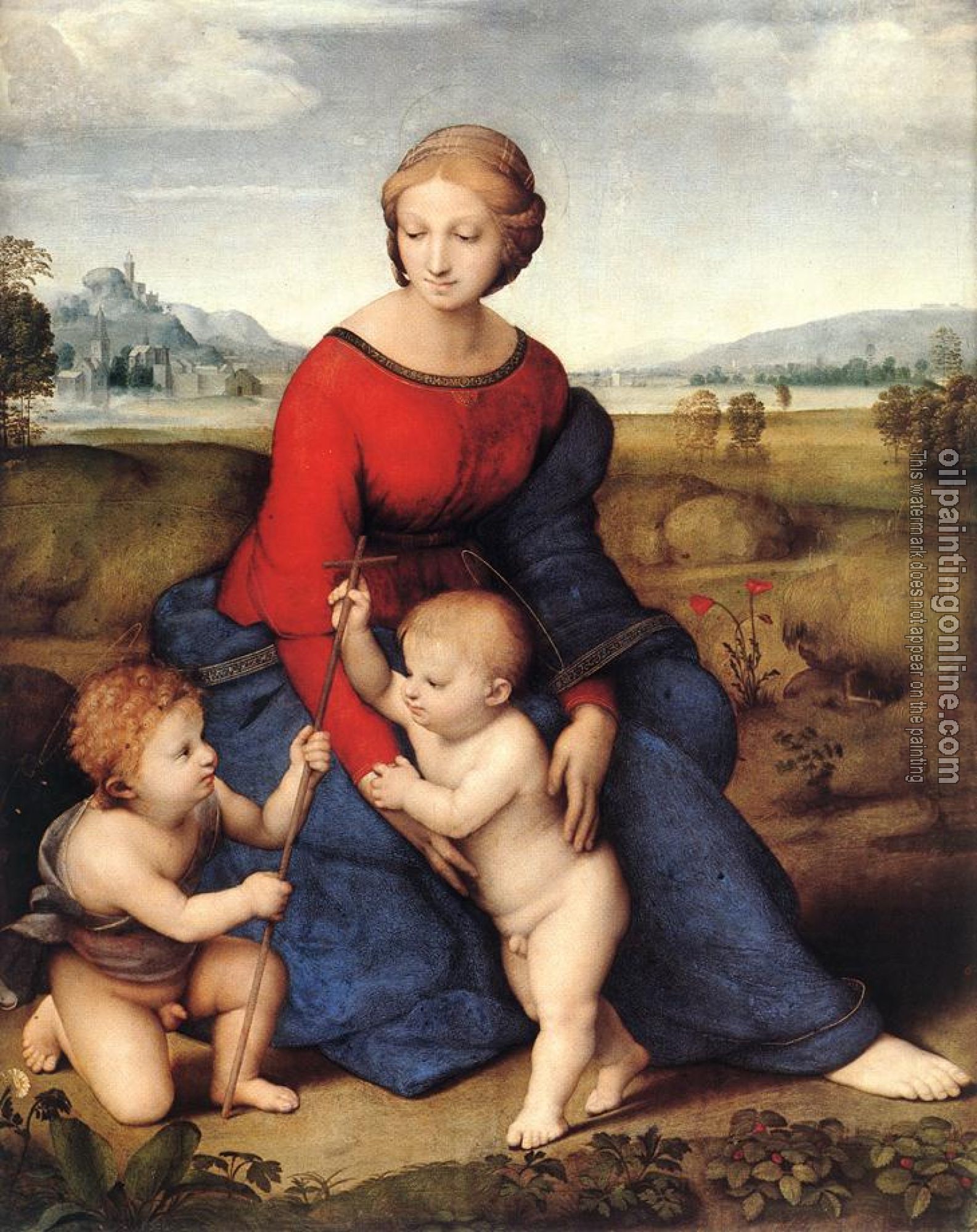 Raphael - Madonna of Belvedere, Madonna del Prato